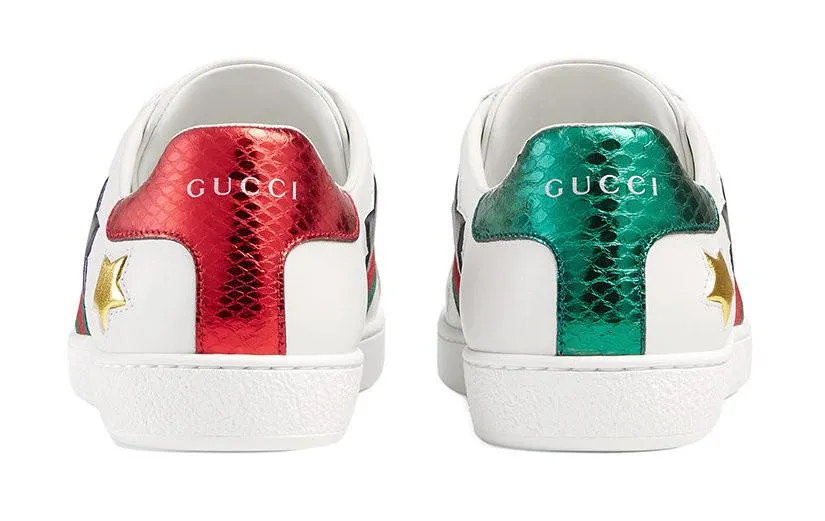 Ace Embroidered Low Top Sneakers - Stars