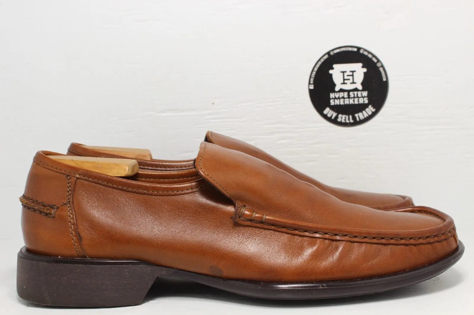Bottesini Men's brown leather shoes 10M italy