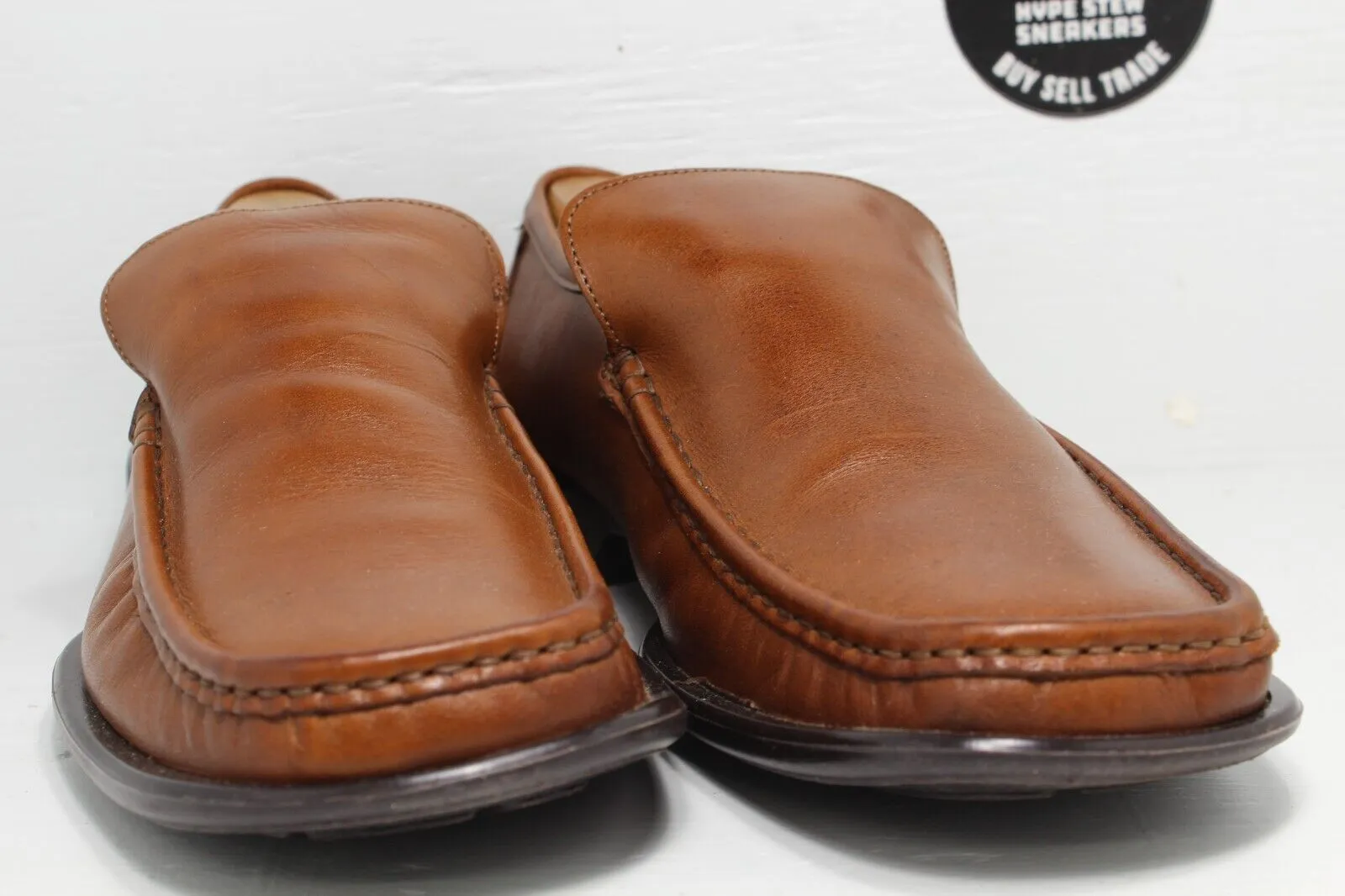 Bottesini Men's brown leather shoes 10M italy