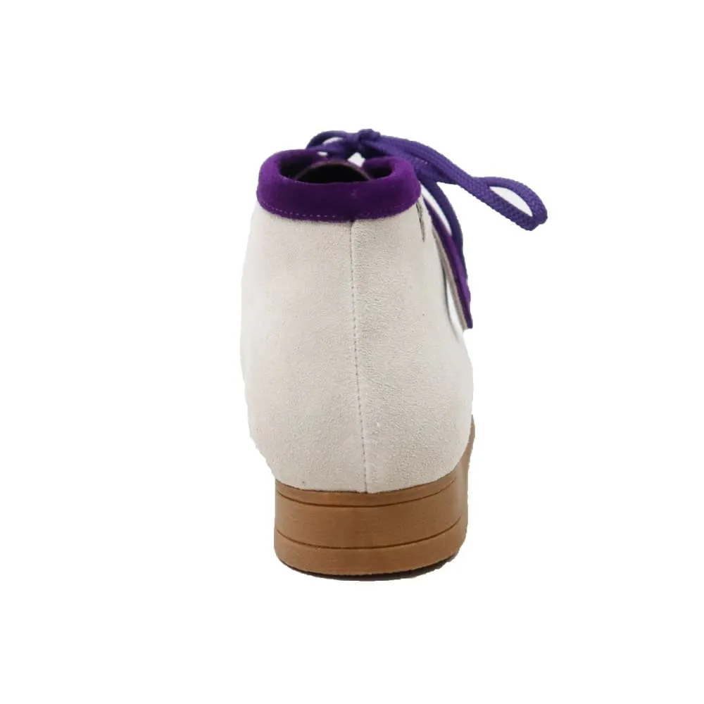 British Walkers New Castle Wallabee Boots Men's Two Tone Suede Combo