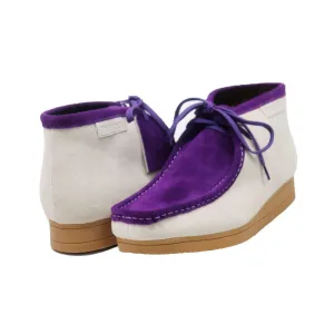 British Walkers New Castle Wallabee Boots Men's Two Tone Suede Combo