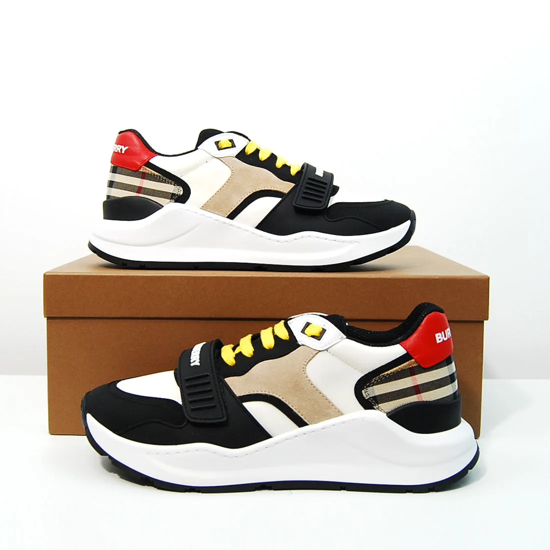 BURBERRY MULTICOLOR RAMSEY SNEAKERS