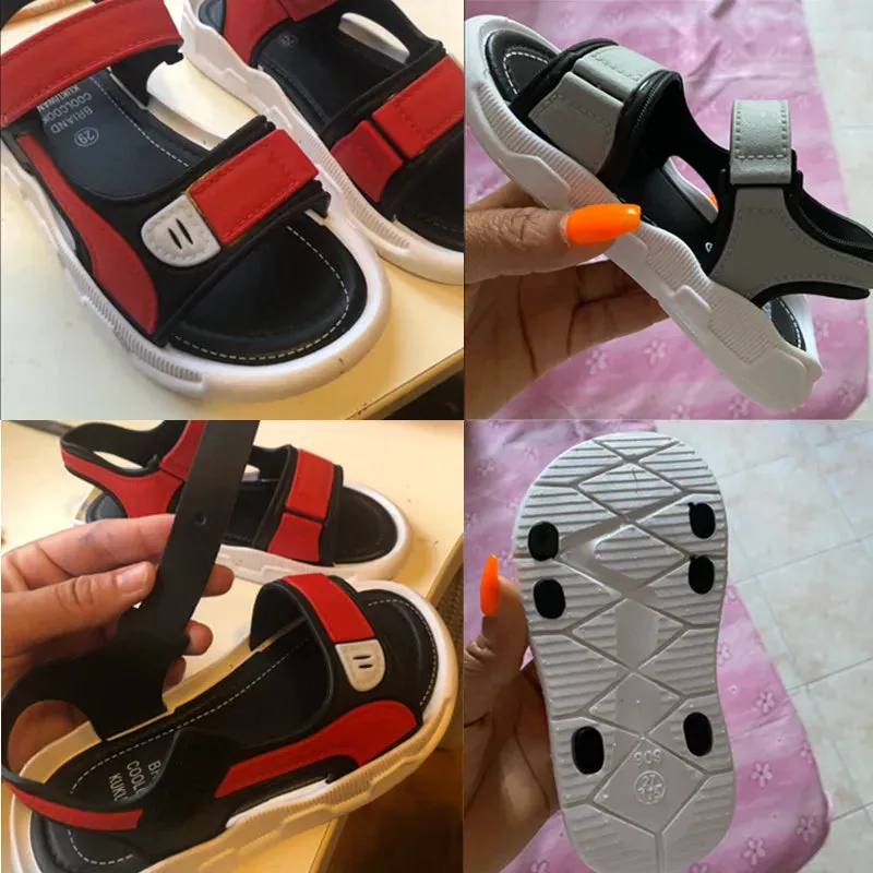 Children's Summer Boys Leather Sandals