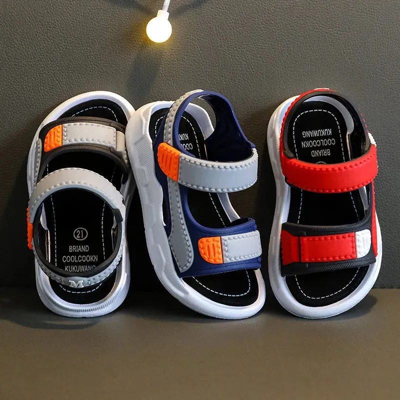 Children's Summer Boys Leather Sandals