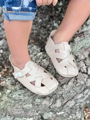 Distressed Pearl Elio Sandal