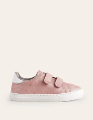 Double Strap Low Tops-Rose Gold