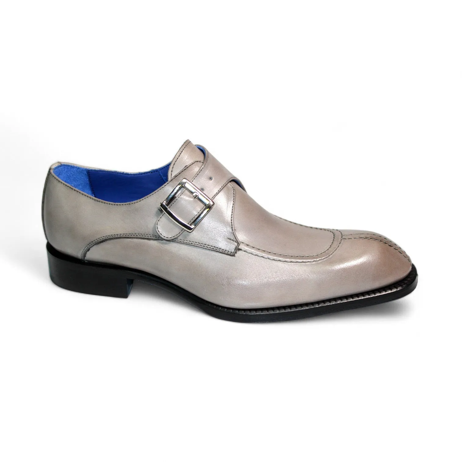 Emilio Franco Bernardo Men's Shoes Calf-Skin Leather Monkstraps Loafers (EFA1002)