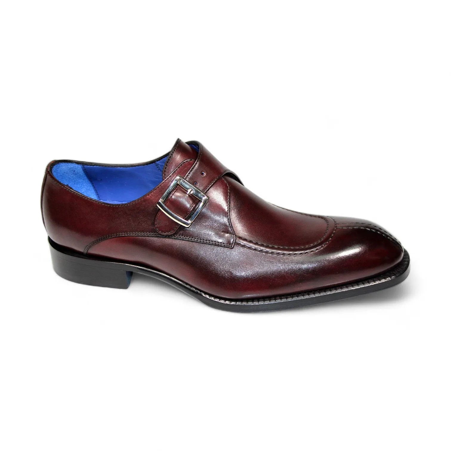 Emilio Franco Bernardo Men's Shoes Calf-Skin Leather Monkstraps Loafers (EFA1002)