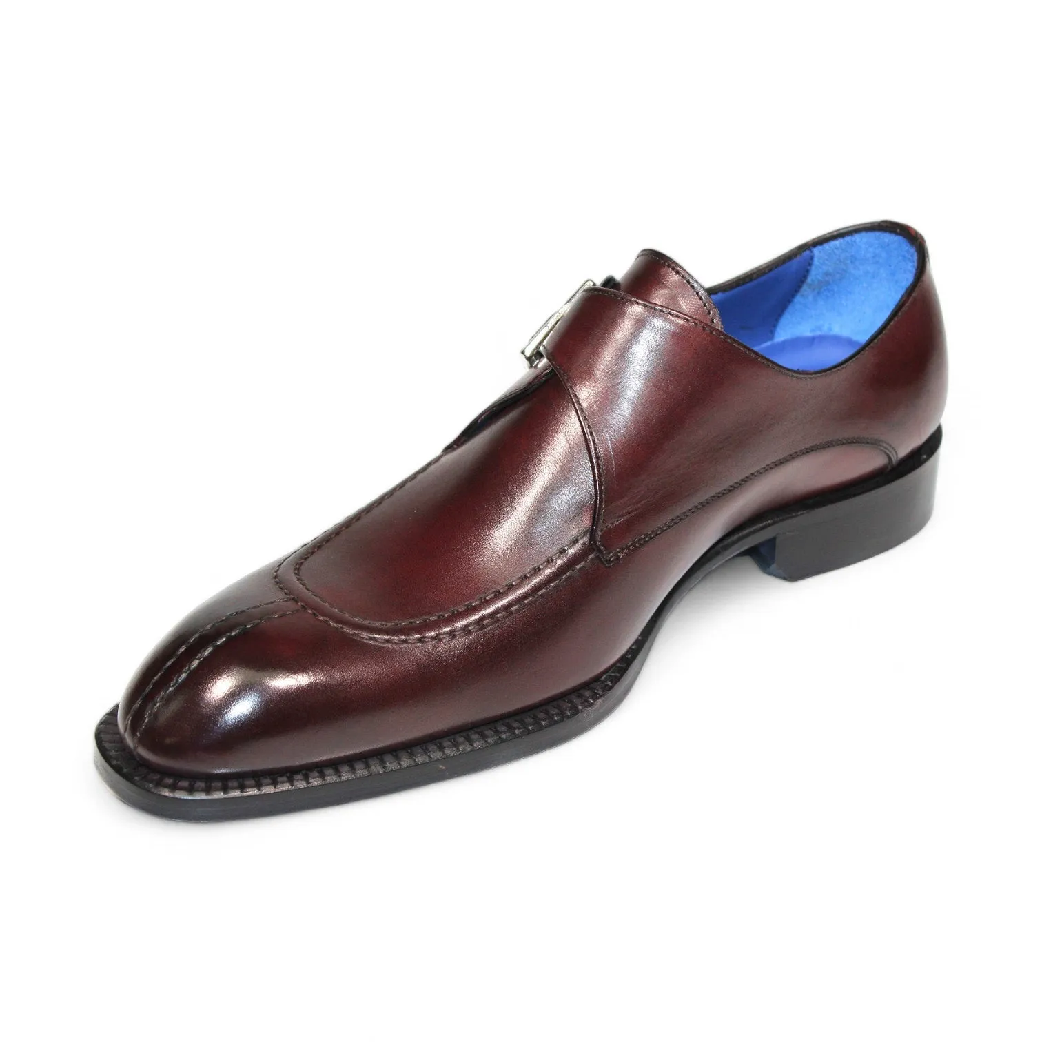 Emilio Franco Bernardo Men's Shoes Calf-Skin Leather Monkstraps Loafers (EFA1002)