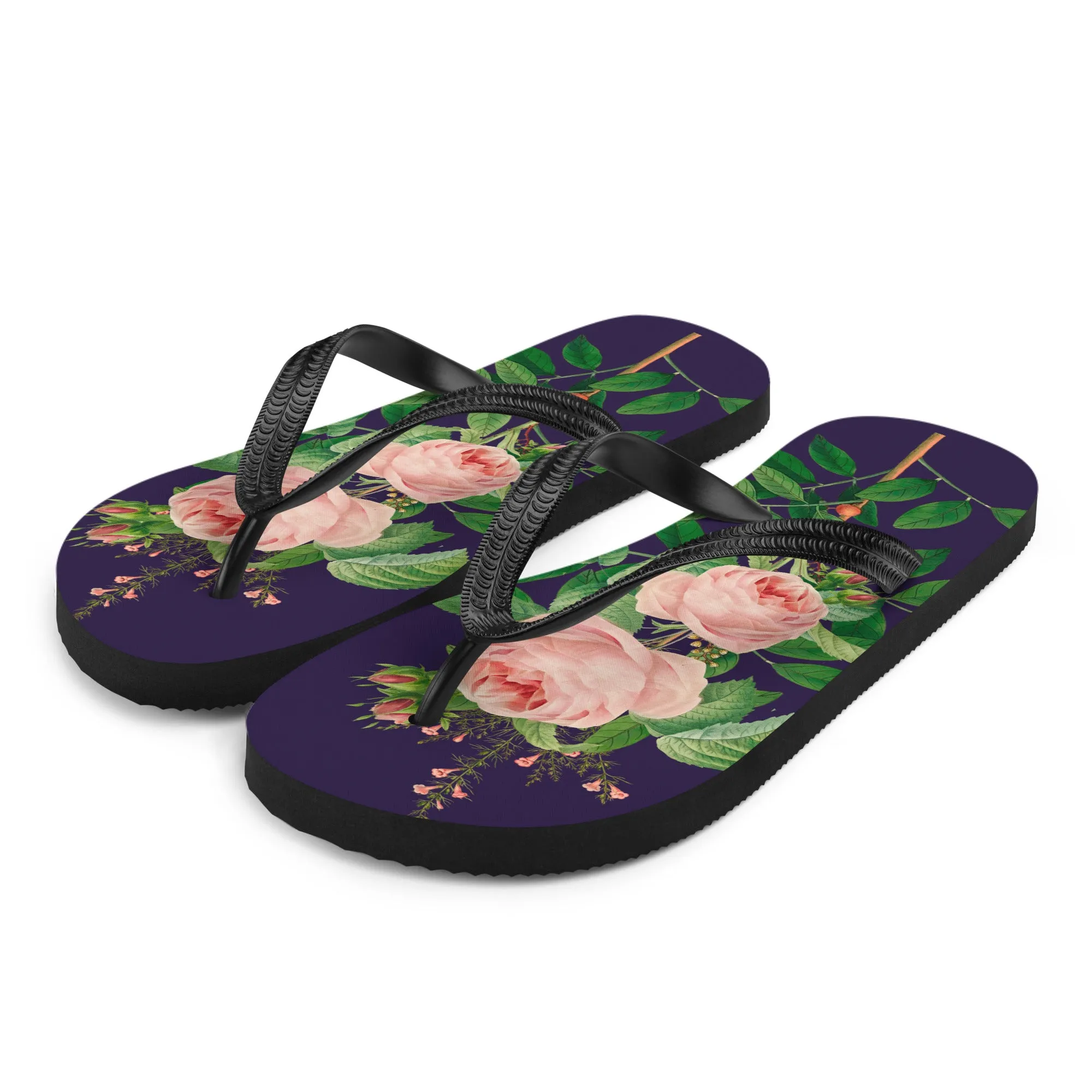 English Rose Flip-Flops