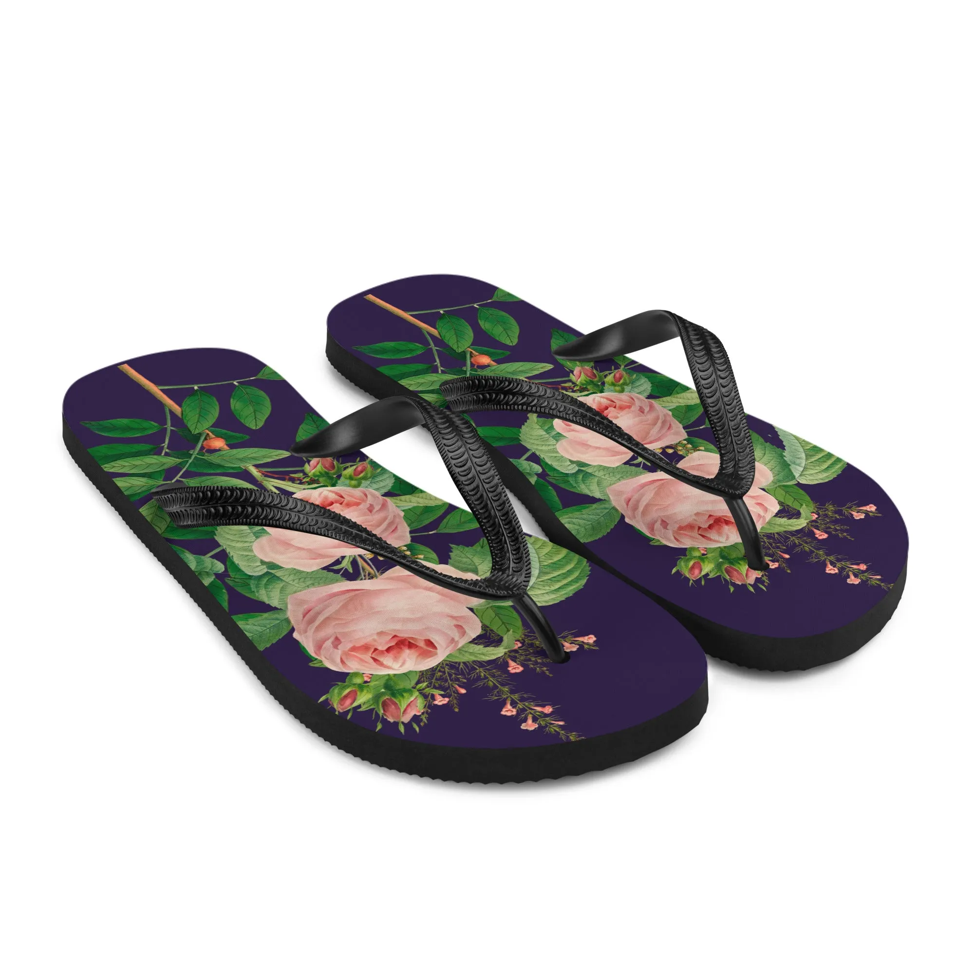 English Rose Flip-Flops