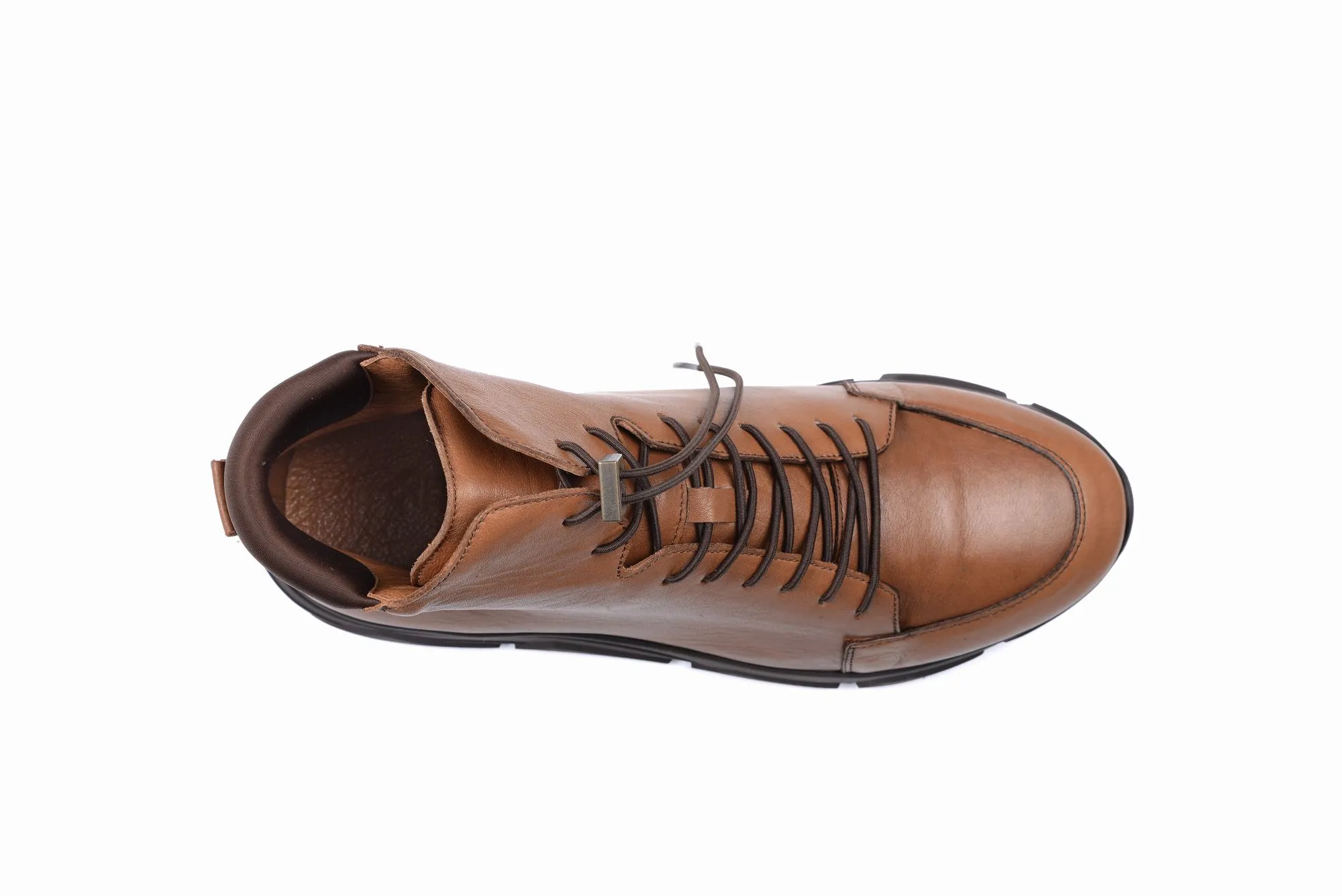 FOOT FEDERATION LACE-UP WALKING MENS BOOT TOBACCO