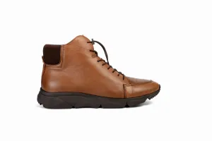 FOOT FEDERATION LACE-UP WALKING MENS BOOT TOBACCO