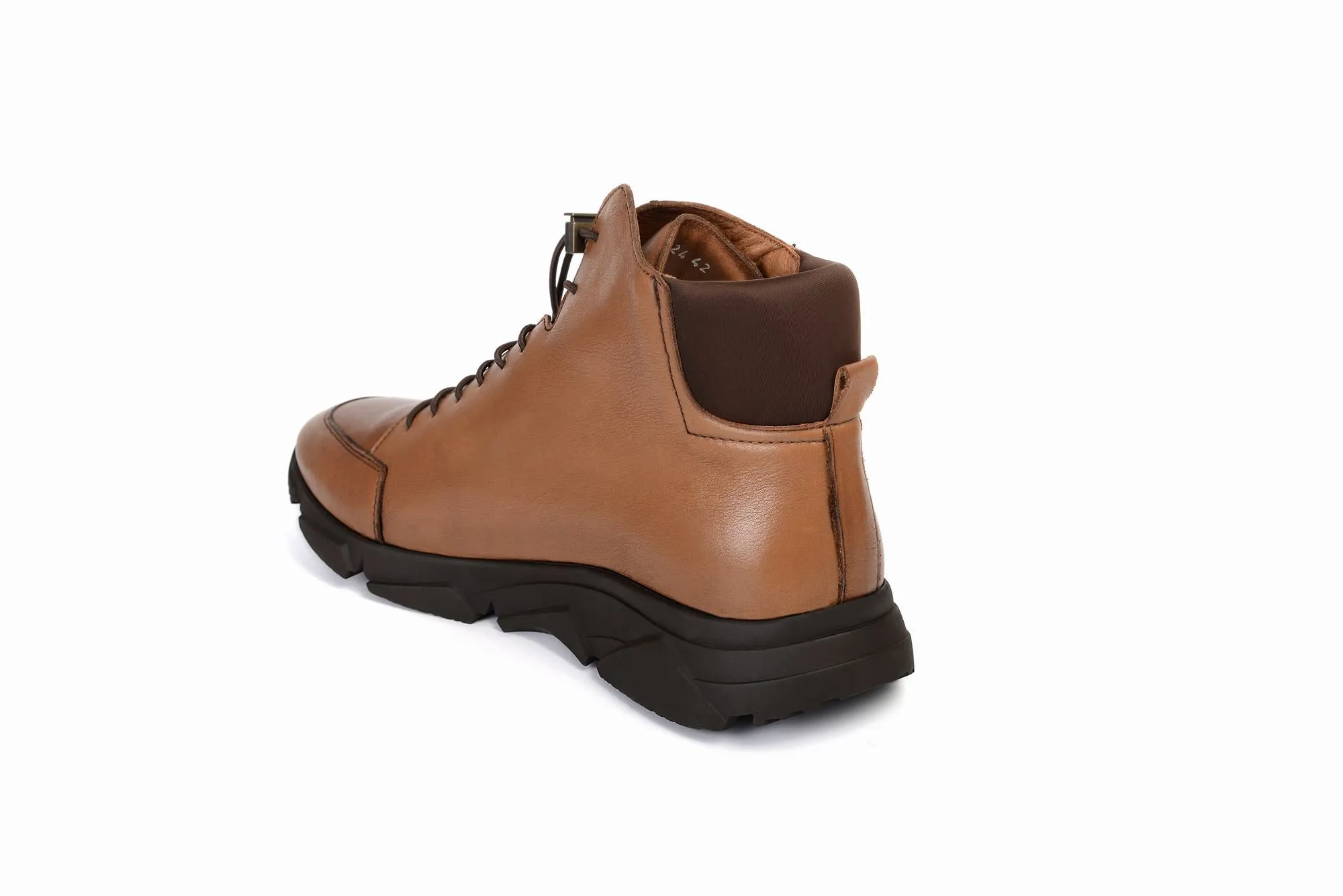 FOOT FEDERATION LACE-UP WALKING MENS BOOT TOBACCO