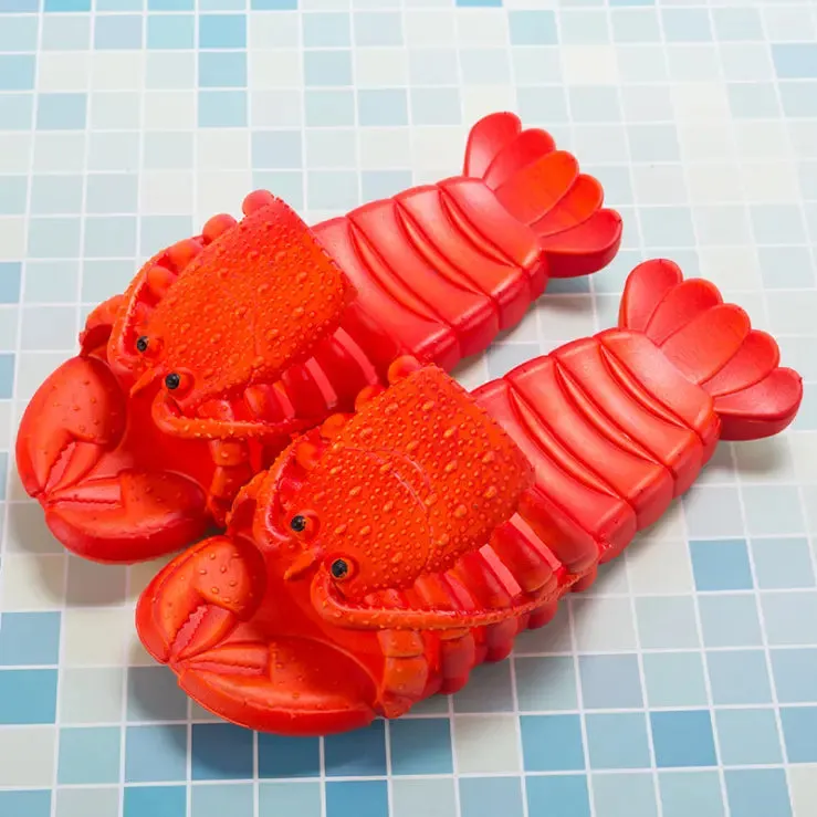 Hilarious Summer Lobster Men's Beach Sandals.