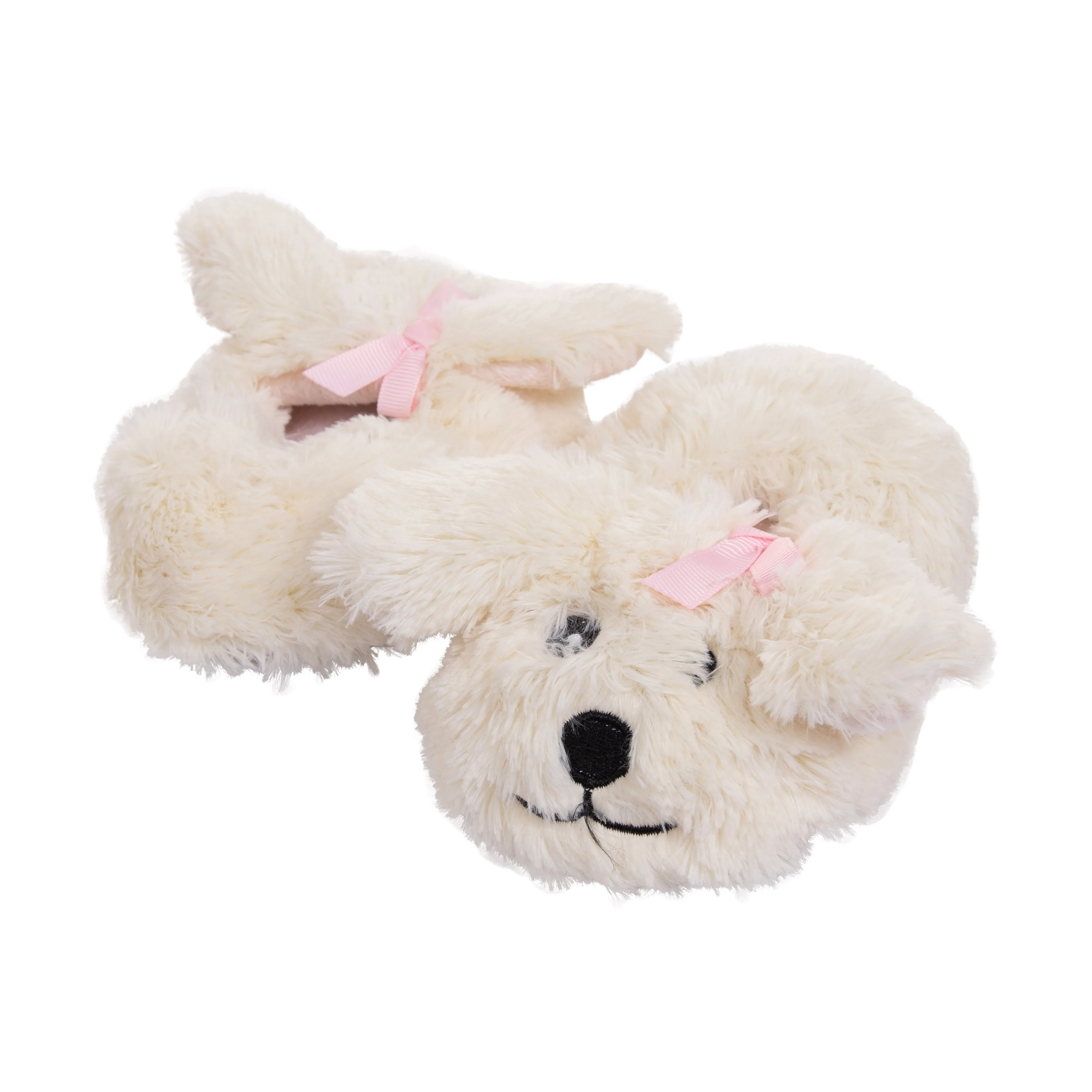 Laura Ashley Girls 5-10 Shaggy Dog Slippers