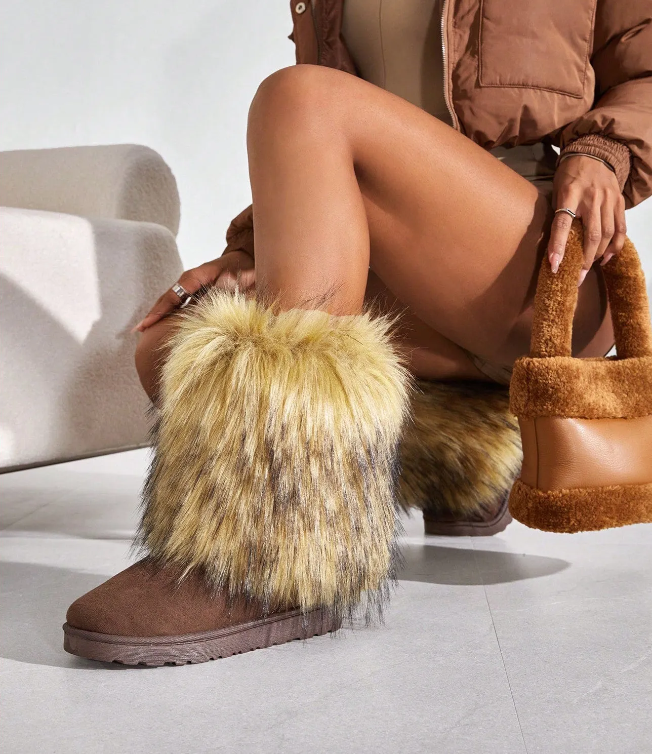 Lavatera Fur Snow Boots