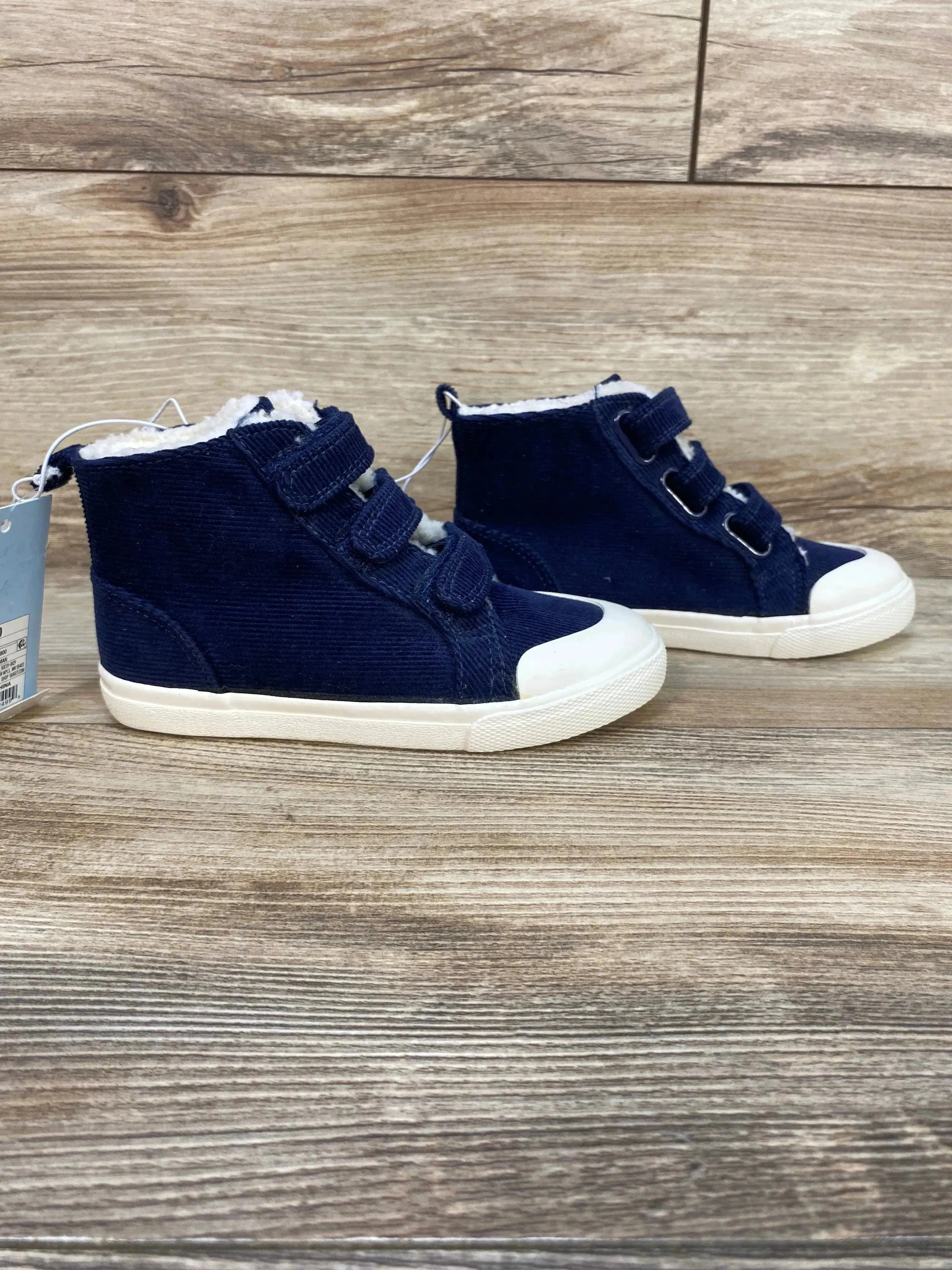NEW Cat & Jack Roman Slip-On Corduroy Sneakers Navy sz 10c