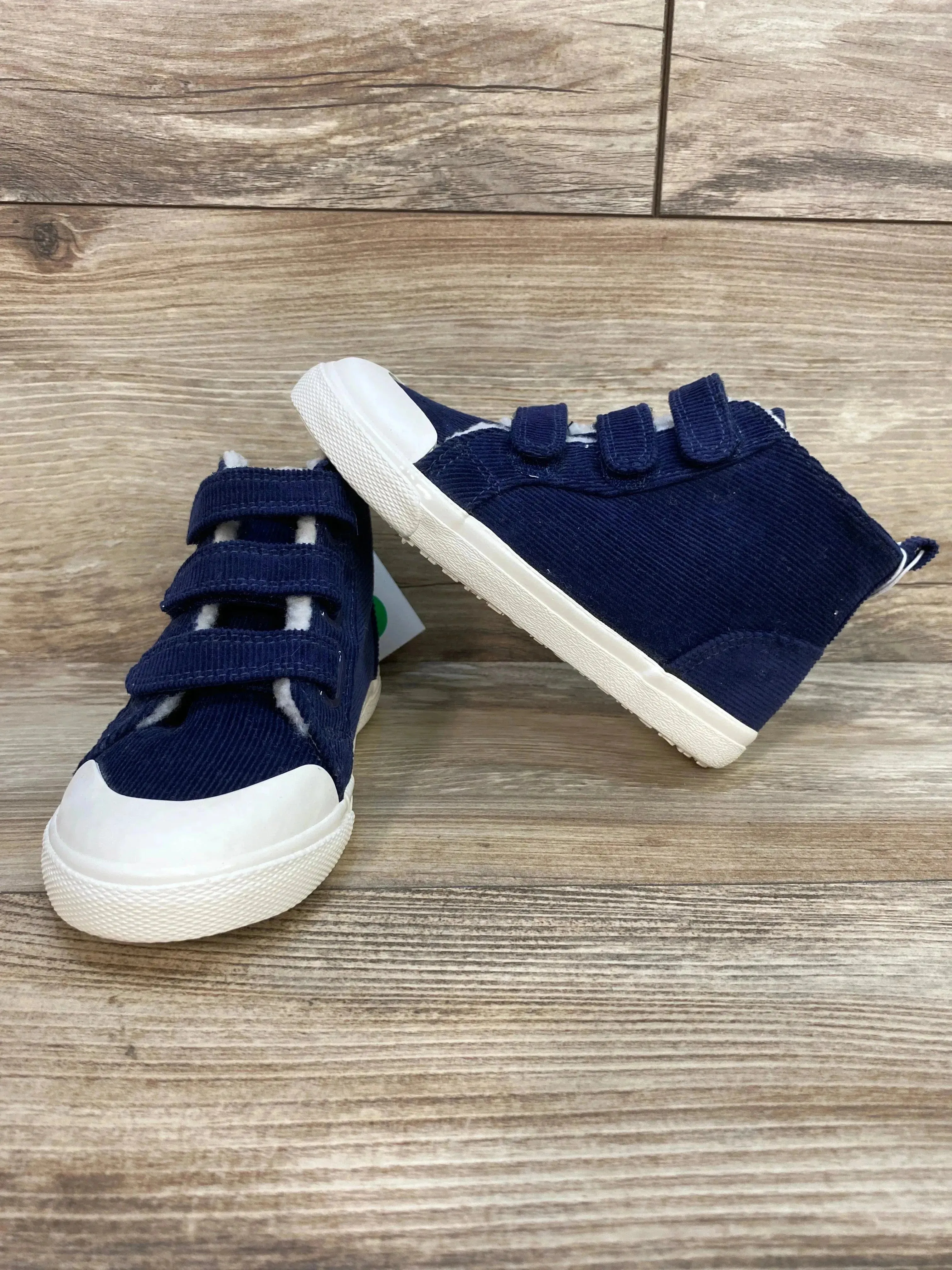 NEW Cat & Jack Roman Slip-On Corduroy Sneakers Navy sz 10c