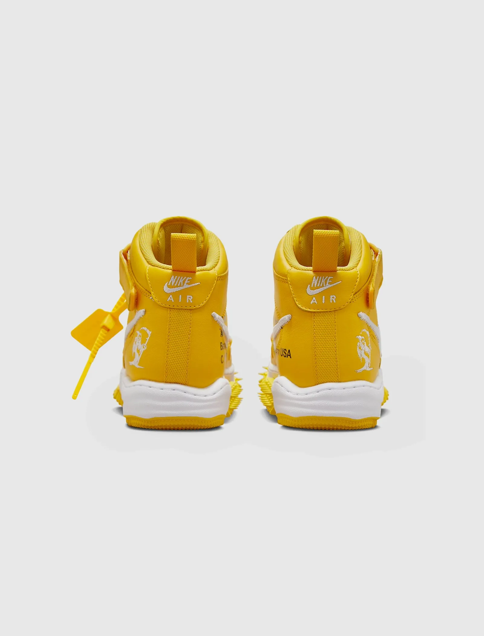OFF-WHITE X AIR FORCE 1 MID "VARSITY MAIZE"