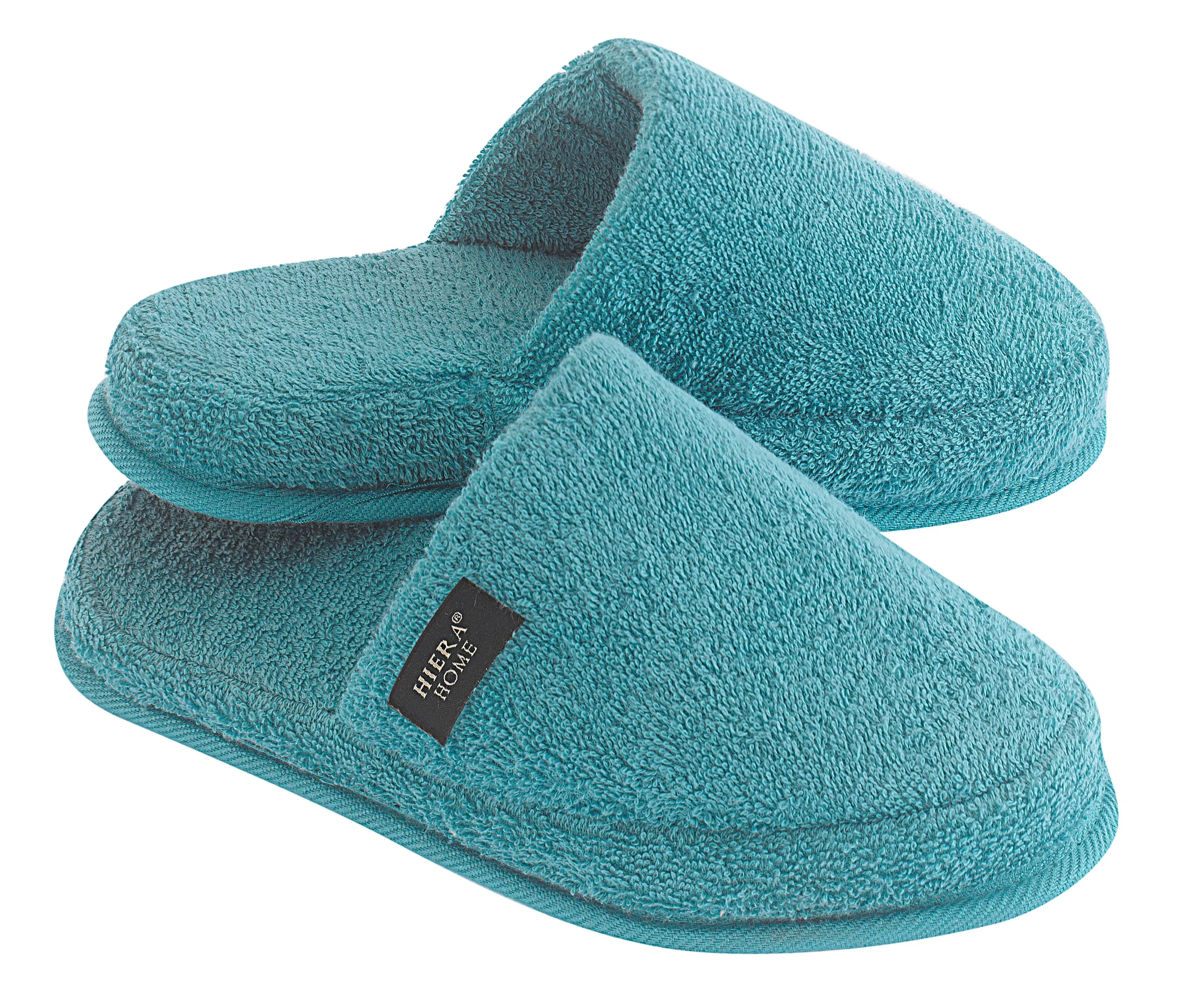 On-Air Terry Soft Slippers, Teal