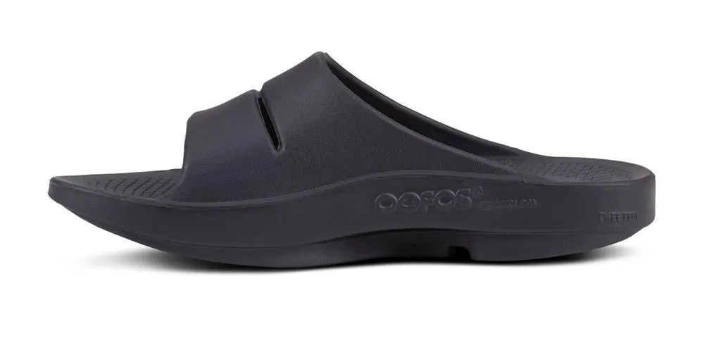 OOFOS Unisex OOahh Sport Sandals - Black Matte