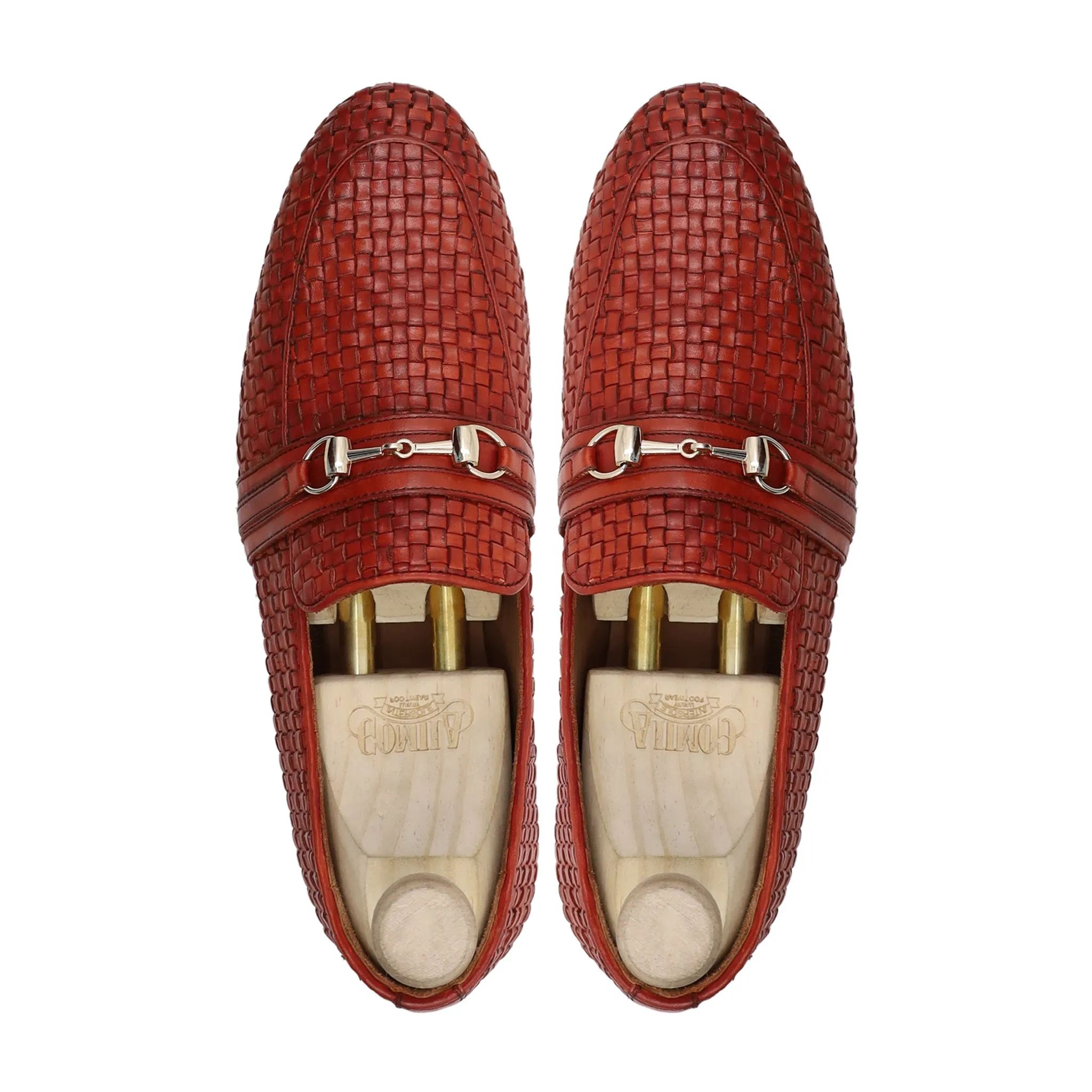 Predator - Men's Oxblood Hand Woven Calf Leather Loafer