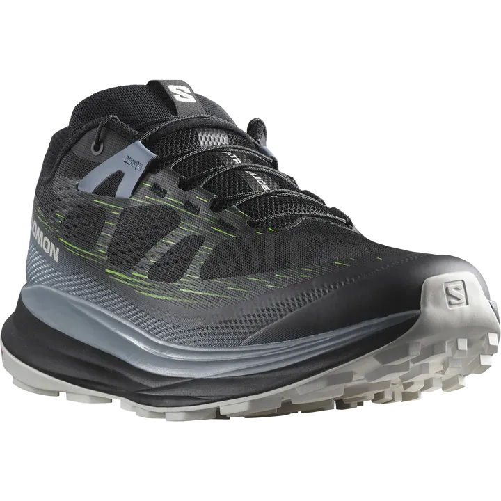 Salomon Ultra Glide 2 Shoes (Men's) Black Flint Stone Green Gecko