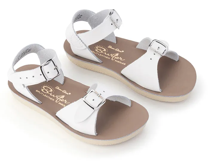 Salt Water Sandals - Sun-San Surfer (Kids) White