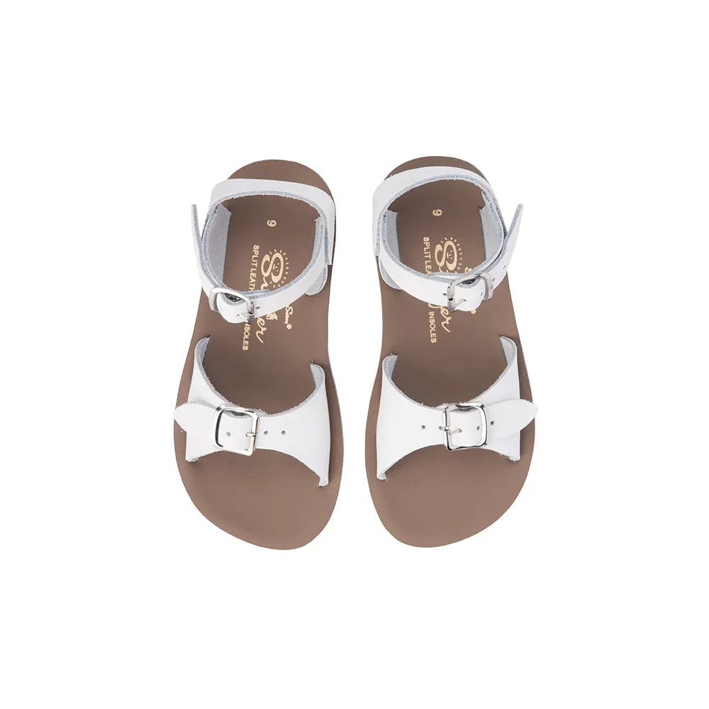 Salt Water Sandals - Sun-San Surfer (Kids) White