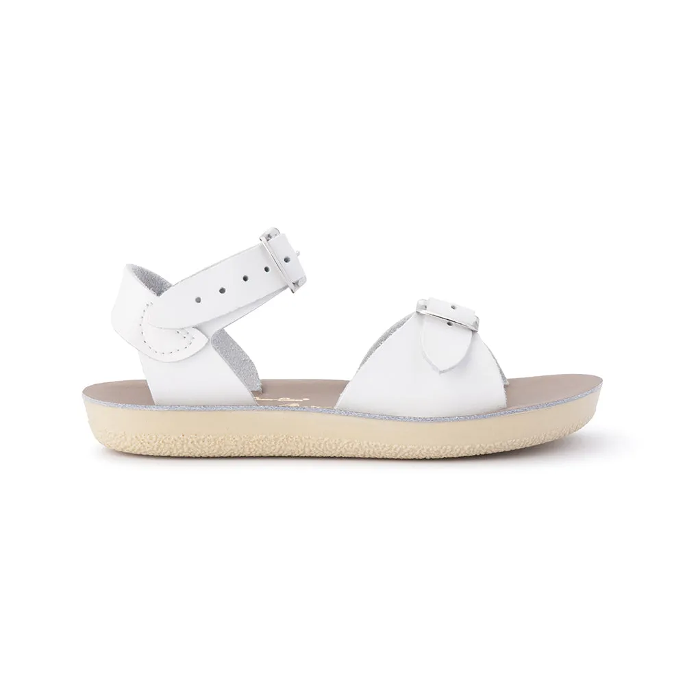 Salt Water Sandals - Sun-San Surfer (Kids) White