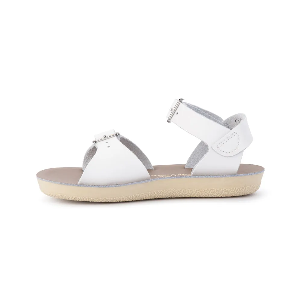 Salt Water Sandals - Sun-San Surfer (Kids) White