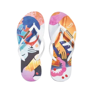 Samba Sol Women's YoungArts Collection Flip Flops - Nadia Wolff