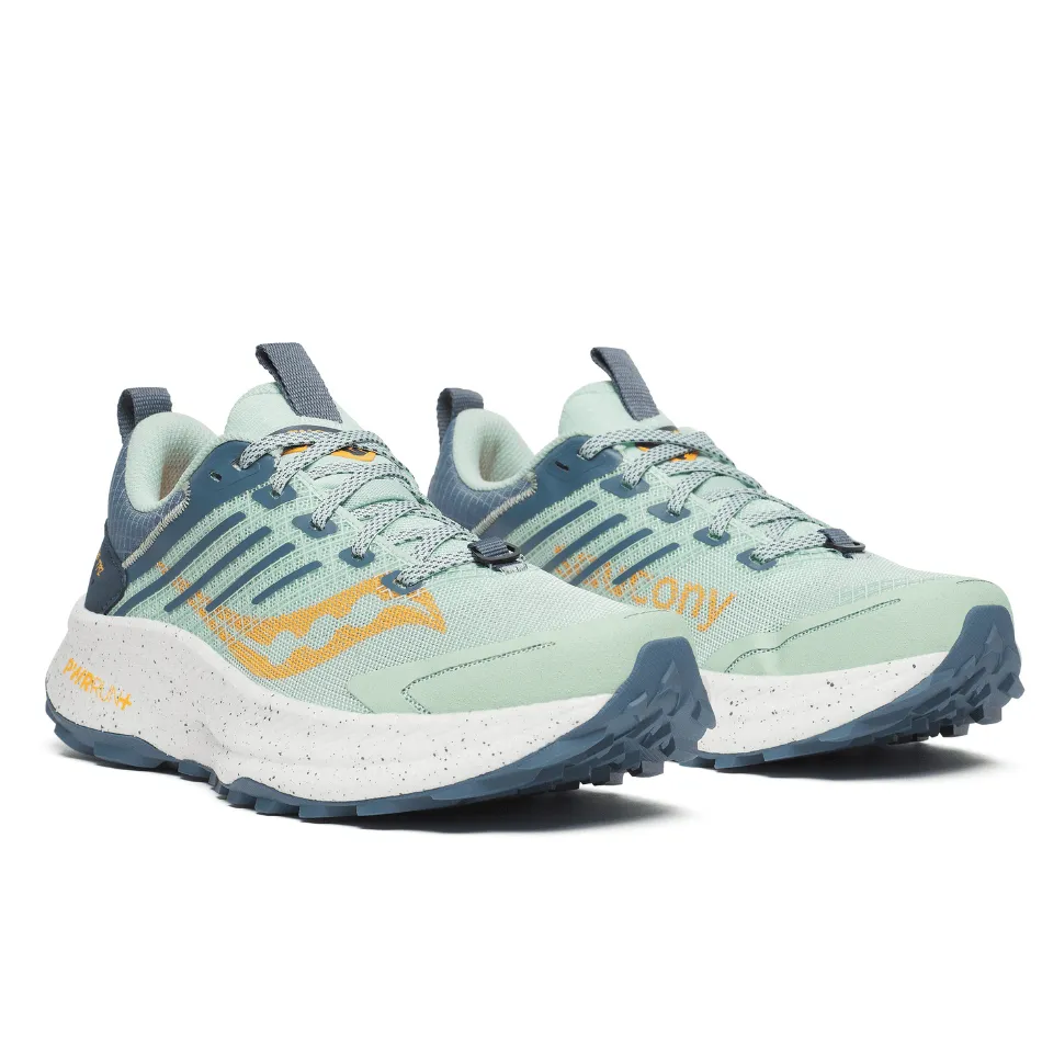 Saucony Women's Ride TR2 Trail Running Shoes in Jade/Mirage - Online Exclusisve