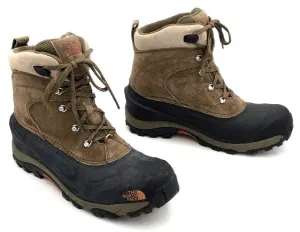 The North Face Men's Chilkat 2 TC3W 632207 Brown Black Snow Boots - Size 13
