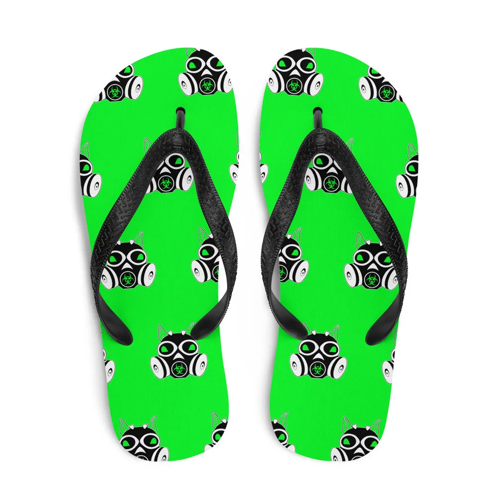 Toxic Squirrel Flip-Flops
