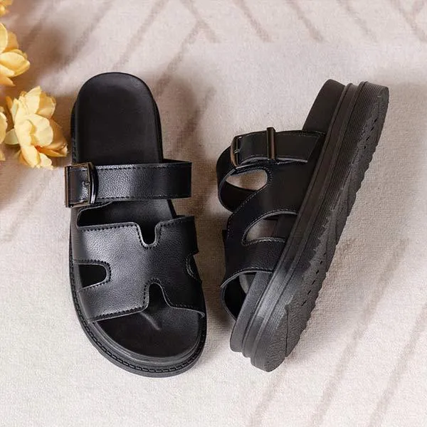 Women's Thick Sole Beach Slippers 66054478C